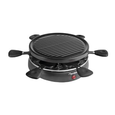 Bestron ARC650 raclette 6 persoon/personen Zwart 800 W