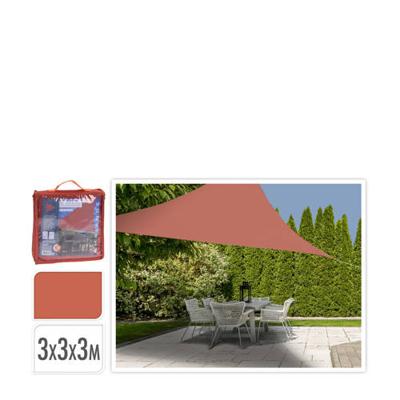 Schaduwdoek driehoek 3x3x3m - terra