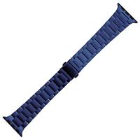 Stalen schakelband - Donkerblauw - Geschikt voor Apple watch 38mm / 40mm / 41mm / 42mm - thumbnail