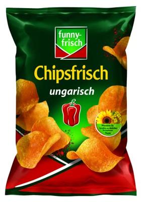 Funny-Frisch - Hongaarse Paprika Chips - 12x 40g