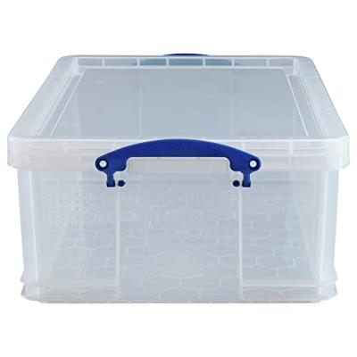 Really Useful Box 50l, transparant, per stuk verpakt in karton