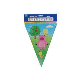 Vlaggenlijn Boerderij Dieren (10m)