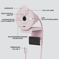Logitech Brio 300 webcam 2 MP 1920 x 1080 Pixels USB-C Roze - thumbnail