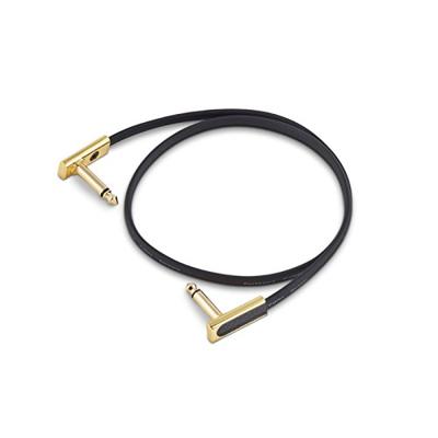 RockBoard Gold Series Flat Patch Cable zwart 60 cm