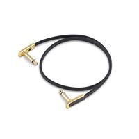 RockBoard Gold Series Flat Patch Cable zwart 60 cm - thumbnail