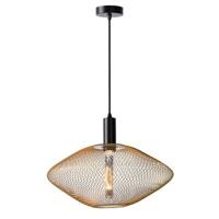Lucide MESH - Hanglamp - Ø 45 cm - 1xE27 - Mat Goud / Messing - thumbnail