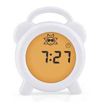 Alecto Slaaptrainer nachtlampje en wekker wit - BC-100 - thumbnail