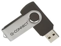 Q-CONNECT USB stick 2.0, zwart, 32 GB - thumbnail