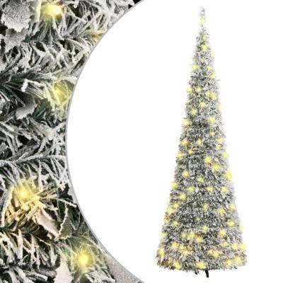 VidaXL Kunstkerstboom pop-up met sneeuw 150 led's 180 cm VidaXL Kunstkerstboom pop-up met sneeuw 150 led's 180 cm