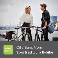 Dubbele fietstas Basil City MIK 28-32 liter - zwart - thumbnail