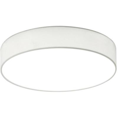 Dimbare LED Plafondlamp 22W - Warm Wit 3000K - Rond Mat Wit Aluminium