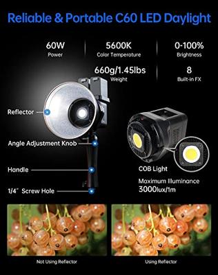 Sirui Daglicht LED Spot Lamp C60