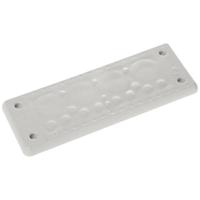 Trelleborg MH-24 F 19-1 LIGHT GREY UL94 V-0 IP65 TPE Screw Doorvoerplaat TPE Grijs 1 stuk(s) - thumbnail