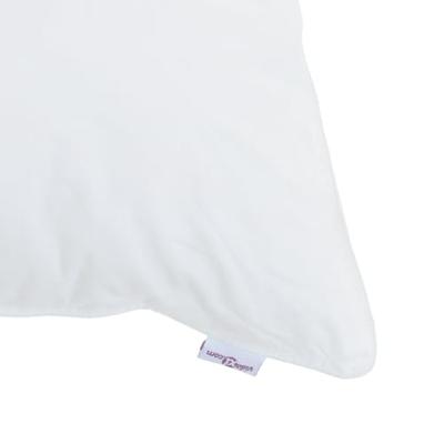 VidaXL Zomer dekbed met kussen 2 pcs wit microvezel