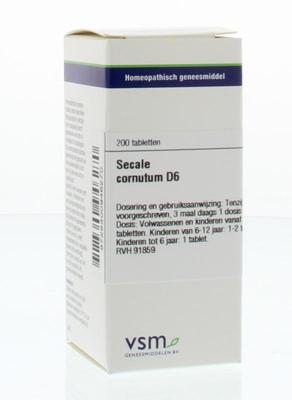 VSM Secale cornutum D6 200 Tabletten VSM Secale cornutum D6 200 Tabletten