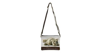 Canvas Crossbody Tas Tabby Liggend (23 x 18 cm) Canvas Crossbody Tas Tabby Liggend (23 x 18 cm)