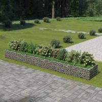 Gabion plantenbak verhoogd 540x90x50 cm gegalvaniseerd staal - thumbnail