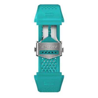 Horlogeband Smartwatch Tag Heuer BT6268 / SBR8A Rubber Blauw Horlogeband Smartwatch Tag Heuer BT6268 / SBR8A Rubber Blauw