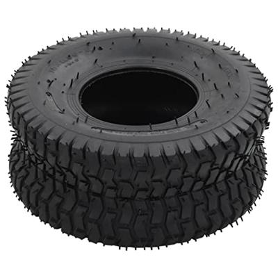 VidaXL 4-delige kruiwagenband- en binnenbandset 15x6.00-6 4pr rubber