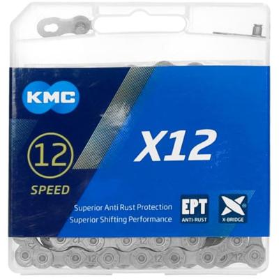 KMC x12 ept fietsketting 126 schakels - grijs - thumbnail