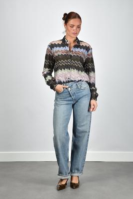 Missoni blouse DS26SJ0O-BR014W multicolor/blk base