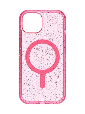 BodyGuardz Carve MagSafe hoesje iPhone 15 - Pink Pizzazz Glitter