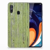 Samsung Galaxy A60 | Bumper Hoesje | Green Wood - thumbnail