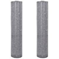 VidaXL Antislip schildersvlies 2 st 25 m 220 g/m² grijs - thumbnail
