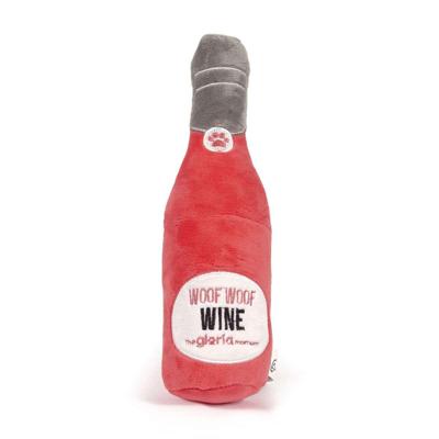 Knuffel voor honden Gloria WOOF WOOF WINE Rood