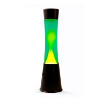 Itotal Lavalamp zwart/groen/geel, 40cm - thumbnail