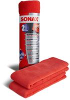 SONAX microvezeldoek "außen - der lackpflegeprofi" microfibre cloth outside pckg. 2 pieces - thumbnail