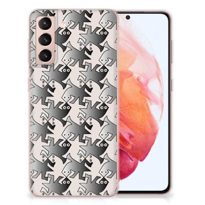 Samsung Galaxy S21 | TPU Hoesje | Salamander Grey