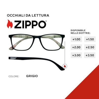 Leesbril Zippo -31Z-B24-BLK- +1.00