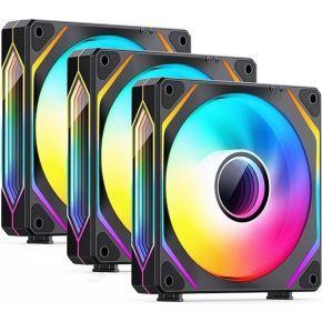 Jonsbo ZL-120B PWM ARGB 3-Pack Black