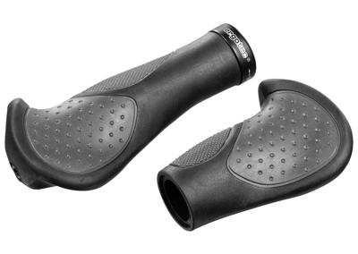 Ergotec handvatset Frisco2 140/95mm zwart/grijs