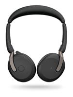 Jabra Evolve2 65 Flex Headset Bedraad en draadloos Hoofdband Kantoor/callcenter Bluetooth Zwart - thumbnail