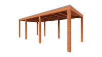 Trendhout Overkapping Palermo 670x310 cm- Plat dak- Hout- Trendhout - thumbnail