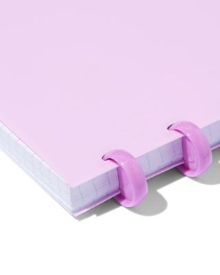 HEMA Ringschrift A5 5x5mm lila