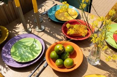 Studio Tavola Ontbijtborden / Dessertborden Sunny Summer ø 19 cm - 6 stuks