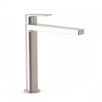 Wastafelmengkraan Tres Project 1-Hendel Uitloop Recht 19.7 cm Rond RVS Tres - thumbnail