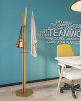 Gorillz Stack - Kapstok Staand - Industrieel design - Goud - thumbnail