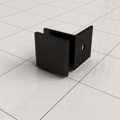 Wiesbaden Glaskoppelingset voor profielloze inloopdouche 2 stuks mat zwart Wiesbaden Glaskoppelingset voor profielloze inloopdouche 2 stuks mat zwart