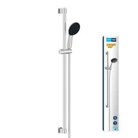 Set doccia con soffione 1 getto, asta 90 cm e flessibile - GROHE Vitalio Start 110 26953001 - Risparmio idrico - Cromo - thumbnail