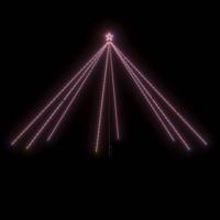 VidaXL Led-kerstboom binnen buiten 800 leds kleurrijk 5 m - thumbnail