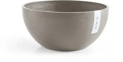 Ecopots Brussels Taupe Ø35 x H16,5 cm