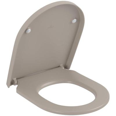 Villeroy & Boch Subway 3.0 Closetzitting Softclose en Quickrelease 43.8x37.4x4.2 cm Mat Almond Villeroy & Boch Subway 3.0 Closetzitting Softclose en Quickrelease 43.8x37.4x4.2 cm Mat Almond
