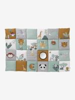 Groot leertapijt groen - thumbnail