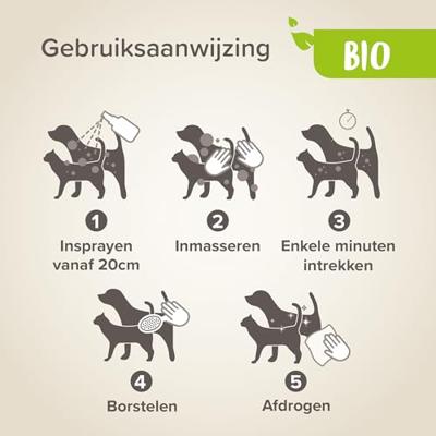 Beaphar Bio Anti-Klit Spray voor hond en kat 200 ml - thumbnail