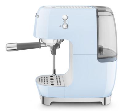 SMEG ECF03PBEU 50's Style Handmatige Espressomachine - Pastel Blauw
