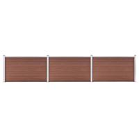 Schutting 526x106 cm HKC bruin - thumbnail